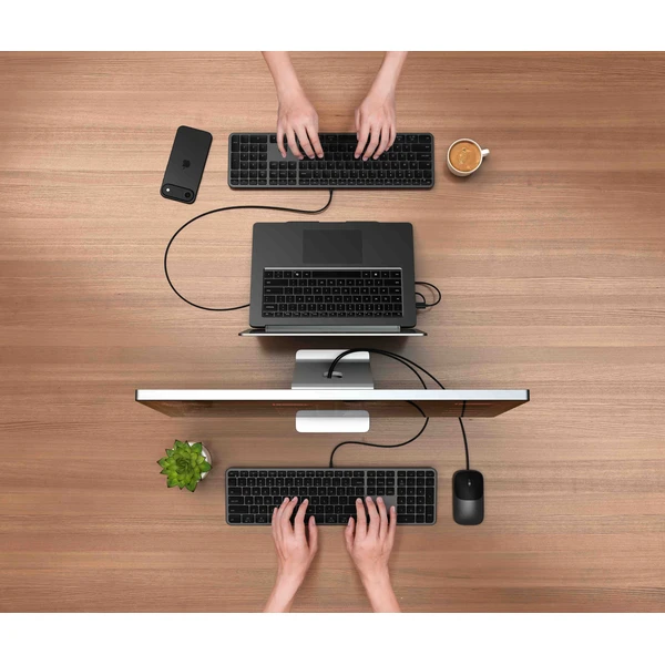 Satechi Slim LX3 drátová klávesnice (US English) vesmírně černá - Klávesnice - Obrázek 4889bf3c156042608a1df6a69a263fc9