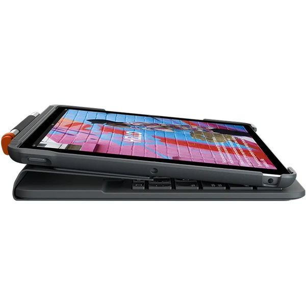 Logitech Slim Folio pouzdro s UK klávesnicí Apple iPad 9,7 černé - Pouzdra s klávesnicí - Obrázek 488E400301