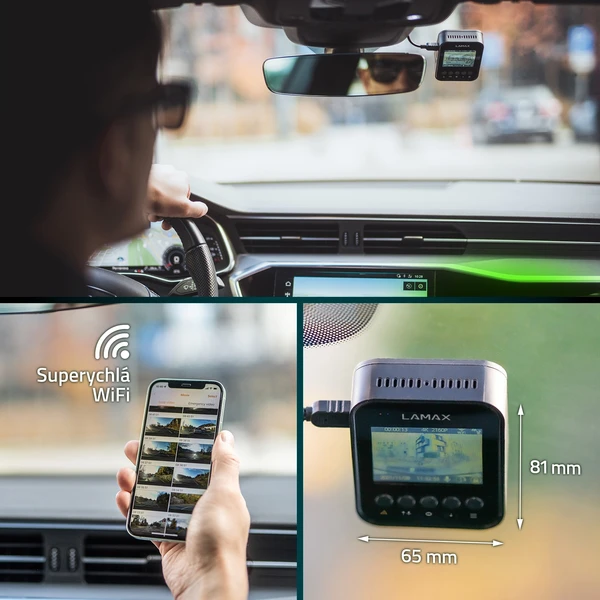 LAMAX F10 GPS 4K autokamera černá - Kamery - Obrázek 488ed891280747f89c4aeffbd778e1e4