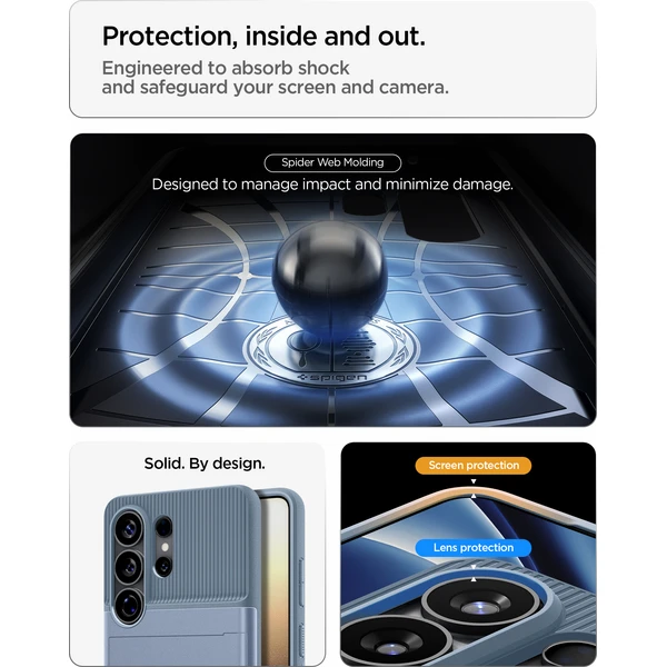 Spigen Slim Armor CS kryt Samsung Galaxy S26 Ultra modrý - Pouzdra - Obrázek 488f0254bb224f69b36225b66d3527c7