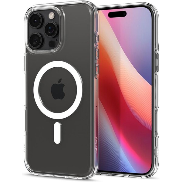 Kryt pro iPhone 16 Pro Spigen Crystal Hybrid MagSafe - bílý