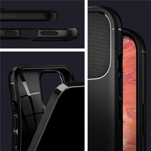 Spigen Rugged Armor kryt iPhone 12 / 12 Pro černý - Pouzdra - Obrázek 48B3200401
