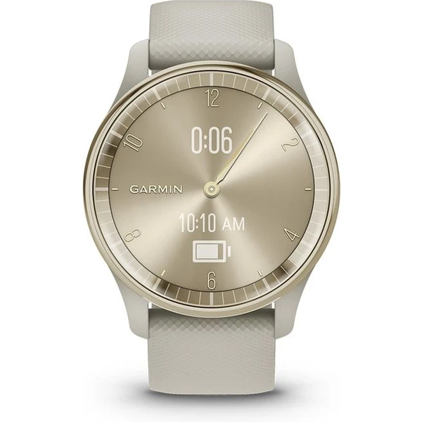 Garmin vívomove Trend Cream Gold / French Grey Silicone Band - Chytré hodinky - Obrázek 48FA000601
