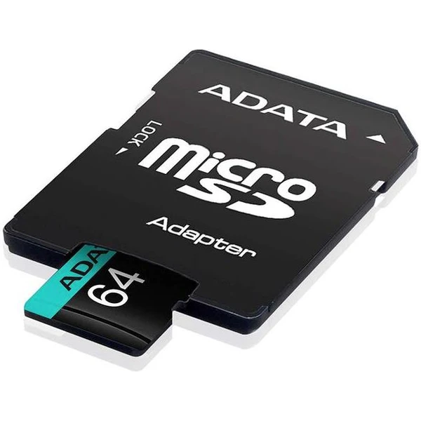 ADATA Premier Pro microSDXC 64GB + SD adaptér - Paměťové karty - Obrázek 48KVF00101