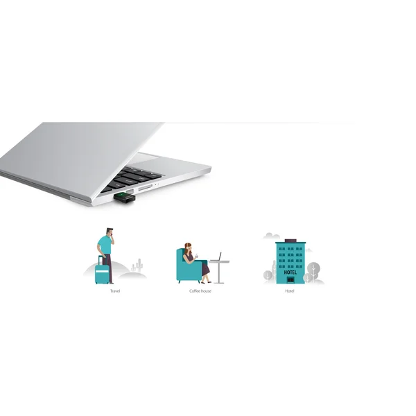 TP-Link Archer T2U WiFi USB adaptér - Síťové adaptéry - Obrázek 48QFF00101