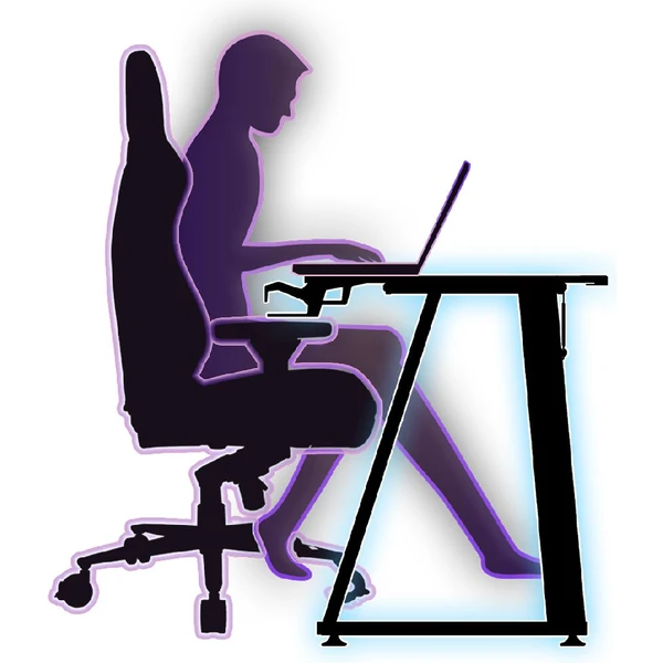 ULTRADESK ENTER V2 kompaktní herní stůl 100x60 cm černý - Stoly - Obrázek 48QXF00101