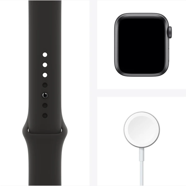 Apple Watch SE 44mm vesmírně šedý hliník s černým sportovním řemínkem (Další) - Chytré hodinky - Obrázek 48S1500301