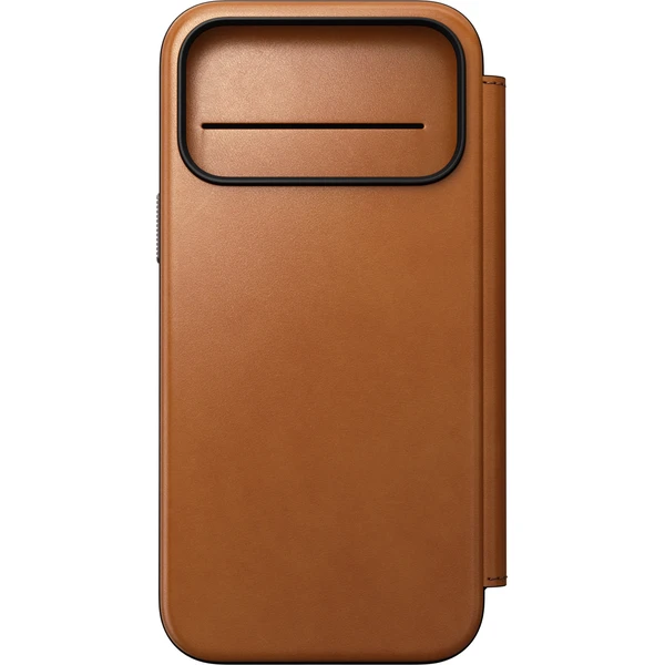 Nomad Modern Leather Folio (Horween) MagSafe kožené pouzdro iPhone 18 Pro Max Saddle - Pouzdra - Obrázek 48ac3c6da10e4293b19561d20198821d