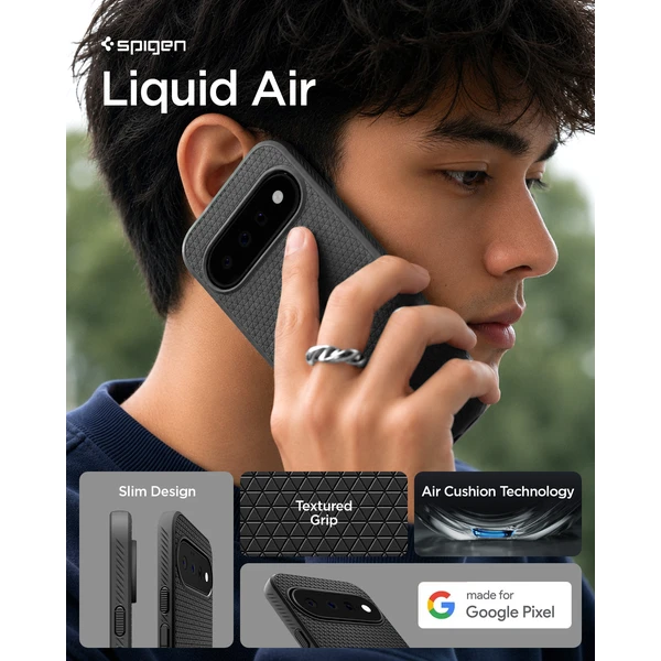 Spigen Liquid Air kryt Google Pixel 11 matte black - Pouzdra - Obrázek 48edc206eb3646bf9b9f1da509a75b43