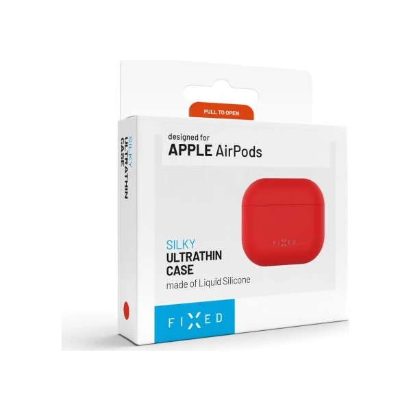 FIXED Silky silikonové pouzdro pro Apple AirPods Pro 3 červené - Pouzdra - Obrázek 48f3763cf02d45318a9e6169be4572cd