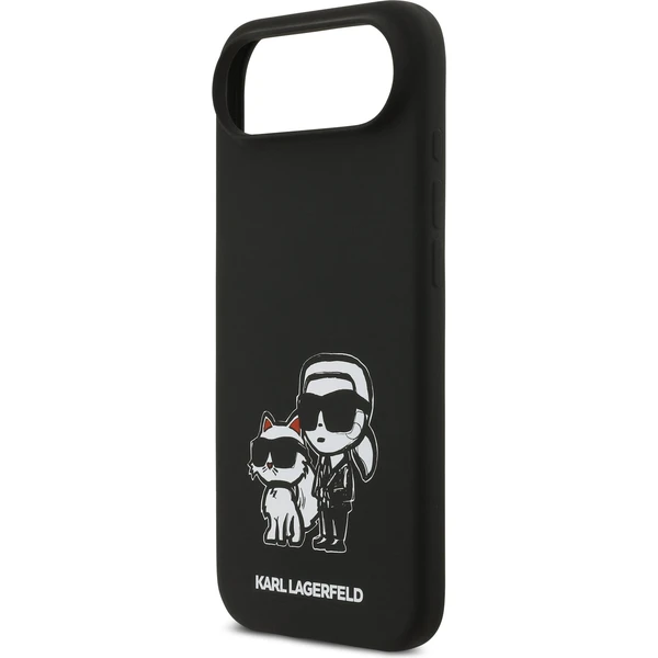 Karl Lagerfeld Liquid Silicone K&CH Sketch MagSafe kryt iPhone Air černý - Pouzdra - Obrázek 492aaadbf12546cea19bd0efc17a1287