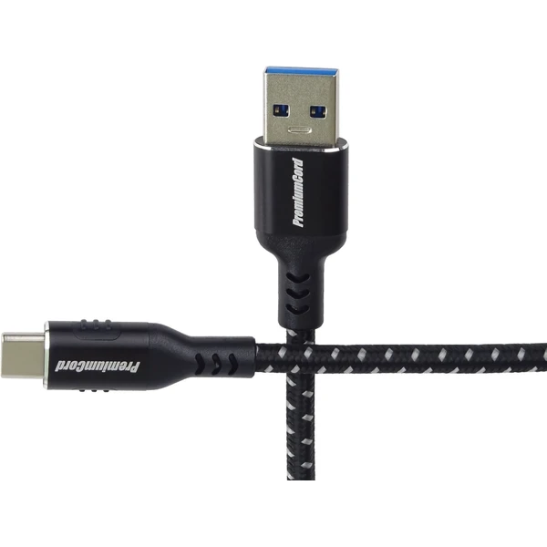 PremiumCord USB-C/USB-A napájecí kabel 1,5m černý - Kabely a redukce - Obrázek 494e72a045be4b1da9ba2a55b200a603