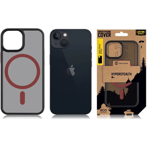 Tactical MagForce Hyperstealth 2.0 kryt iPhone 13 mini Black/Red - Pouzdra - Obrázek 4955000P01