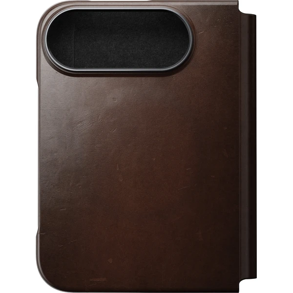 Nomad Traditional Leather Folio (Horween) MagSafe kožené pouzdro iPhone Duo rustikální hnědá - Pouzdra - Obrázek 49552202ed544cd19720347cc1e943ce