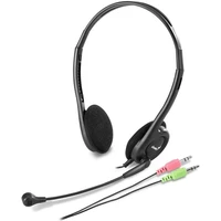 Genius HS-200C sluchátka s mikrofonem černá - Sluchátka