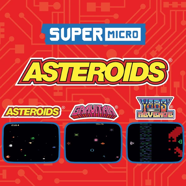 Evercade Super Micro Asteroids Keychain Gamer - Retro konzole - Obrázek 495K000K01