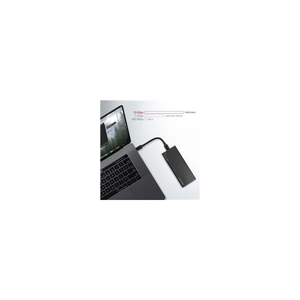 AXAGON externí box pro M.2 NVMe SSD kovový USB-C 3.2 - Externí boxy - Obrázek 4960700301