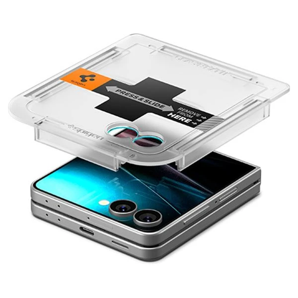 Spigen Glass tR EZ Fit HD sklo Samsung Galaxy Z Flip7 čiré (2 ks) - Ochranné folie a skla - Obrázek 4969d37e5238481cbb93de67a5373f22