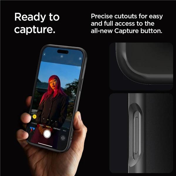 Spigen Ultra Hybrid kryt iPhone 16 Pro frost black - Pouzdra - Obrázek 4988585fbe0144f991ba8e36b152fa3a