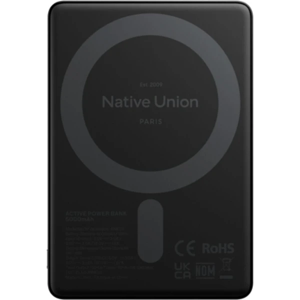 Native Union Active MagSafe powerbanka 5000mAh černá - Powerbanky - Obrázek 49894dfc9b5341c9b493d1f4df00c569