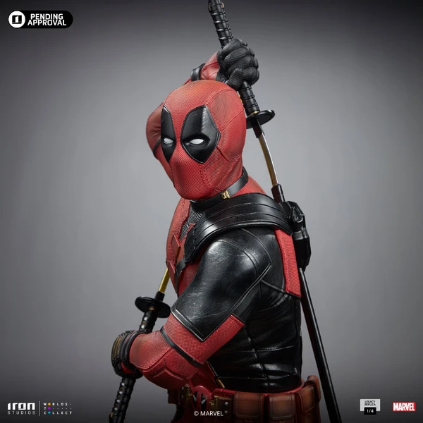 Socha Iron Studios Legacy Replica 1/4 Deadpool & Wolverine - Deadpool - Sochy a sošky - Obrázek 49M7000J01