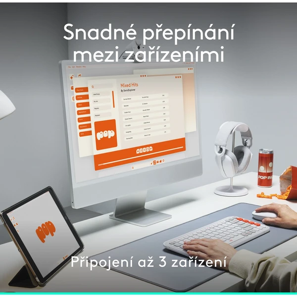 Logitech POP myš grafitová - Myši - Obrázek 49U8000O01