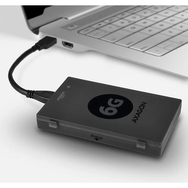 AXAGON ADSA1S6 USB 3.0 SATA 6G UASP HDD/SSD adaptér vč. 2.5' pouzdra - Externí boxy - Obrázek 49ZHF00101