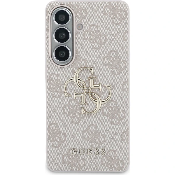 Guess PU 4G Metal Logo kryt Samsung Galaxy S26 růžový - Pouzdra - Obrázek 49a194b002424435af1b4e3c413464ad