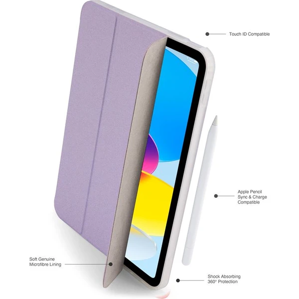 Pipetto Origami No7 Tri-Folio pouzdro iPad 11" (2025)/iPad (2022) fialové - Pouzdra - Obrázek 49e581b87c464cb5b9f15d410b46af54
