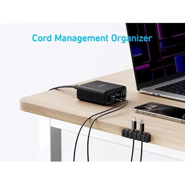 Anker nabíjecí stanice 112W 3xUSB-C, 3xUSB černá - Nabíječky - Obrázek 49ee78556c6c4cf3bde77acf08a58edc