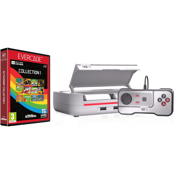 Evercade VS-R and Activision Collection 1 Šedá
