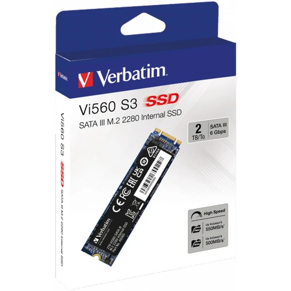 VERBATIM SSD Vi560 S3 M.2 2TB SATA III - SSD disky - Obrázek 4A63000O01
