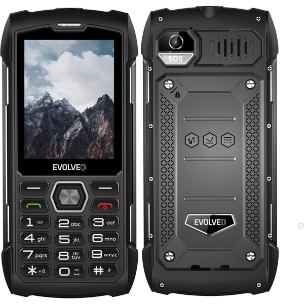 EVOLVEO StrongPhone H1 Šedá