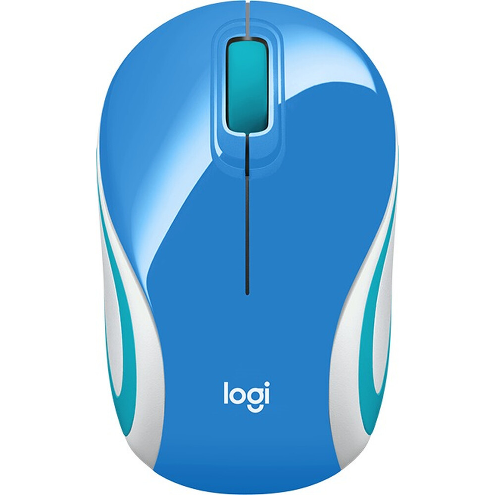 Logitech M187 myš, modrá