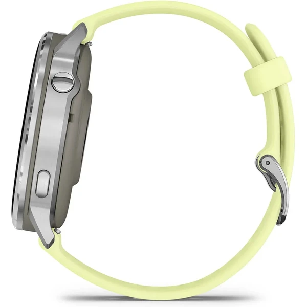 Garmin Venu 4 (45 mm) Stříbrné / Citron silikonový řemínek - Chytré hodinky - Obrázek 4ATI000K01