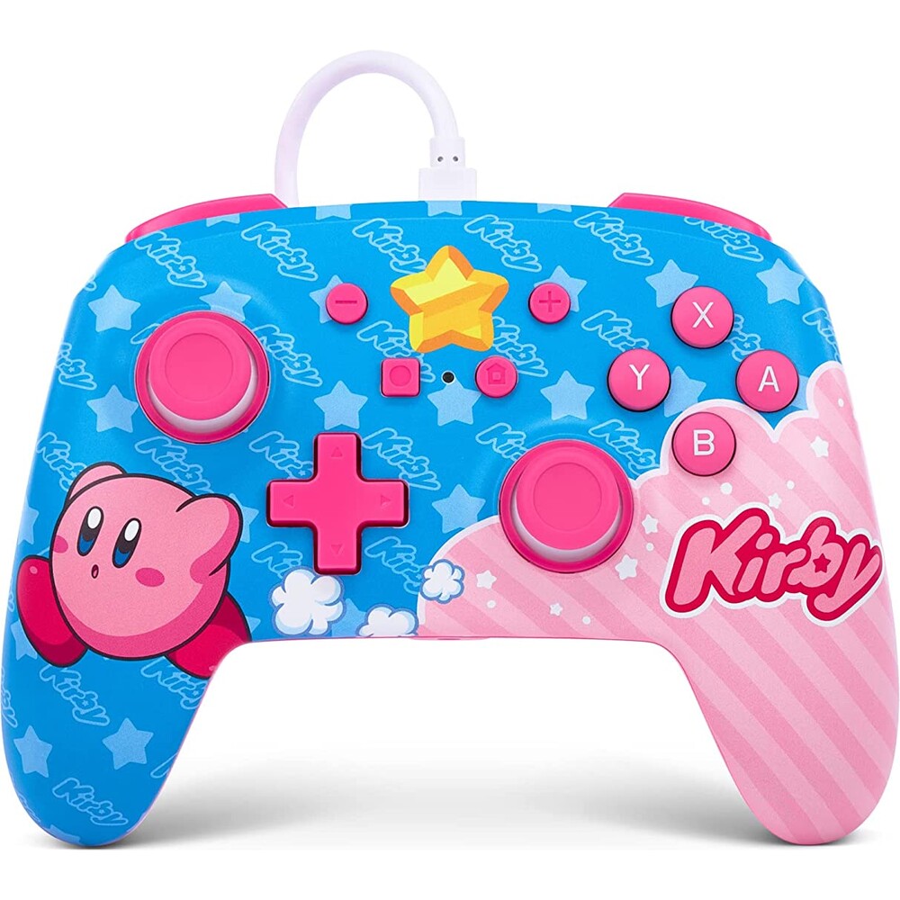 PowerA Enhanced drátový herní ovladač - Kirby (Switch)