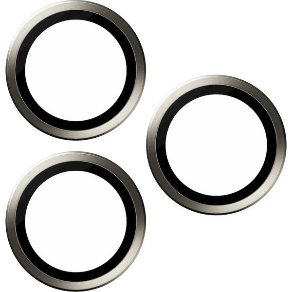PanzerGlass HoOps ochranné kroužky Apple iPhone 16 Pro/16 Pro Max/15 Pro/15 Pro Max přírodní hliník - Ochranné folie a skla - Obrázek 4BD1000O01