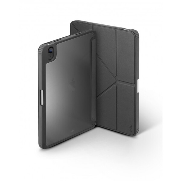 UNIQ Moven antimikrobiální pouzdro pro iPad Mini (2021/2024) šedé