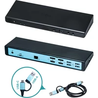 i-tec USB/USB C Professional Dual 4K Display 100W dokovací stanice - Dokovací stanice