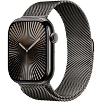 Apple Watch 49/46/45/44mm břidlicově šedý milánský tah S/M - Řemínky