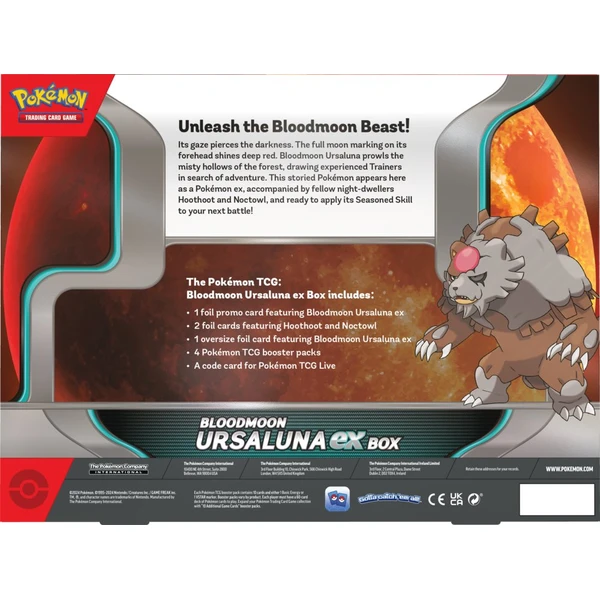 Pokémon TCG: Bloodmoon Ursaluna ex Box - Pokémon karty - Obrázek 4DBA000J01