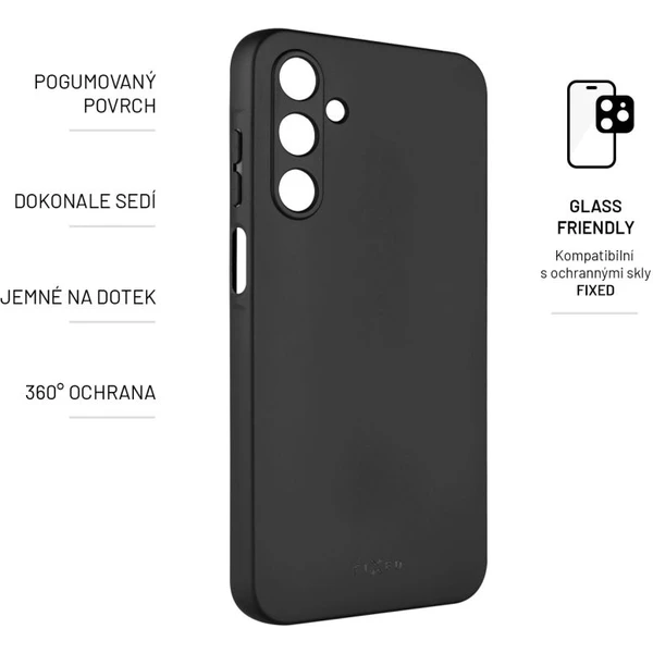 FIXED Story silikonový kryt Samsung Galaxy A25 5G černý - Pouzdra - Obrázek 4DJ2000P01