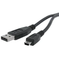 PremiumCord USB-A/MiniUSB-B kabel 0,5m černý - Kabely a redukce