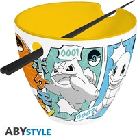 Set ramen misky a hůlek Abysse Corp Pokémon - Starters Manga - Misky