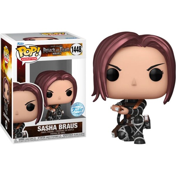 Funko POP! #1448 Animation: Attack on Titan - Sasha (Metallic)