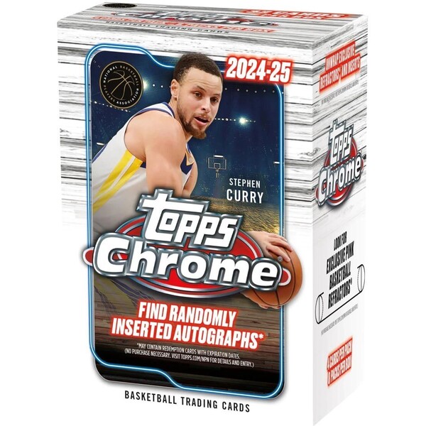 Basketbalové karty Topps 2025 - Chrome Basketbal Value Box