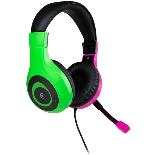 Headset Bigben Wired Stereo Pink + Green (Switch) - Sluchátka - Obrázek 4GQMF00101