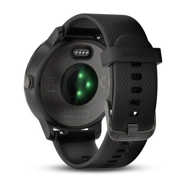 Garmin vívoActive3 Optic chytré hodinky PVD šedé/černý pásek - Chytré hodinky - Obrázek 4GRN000101