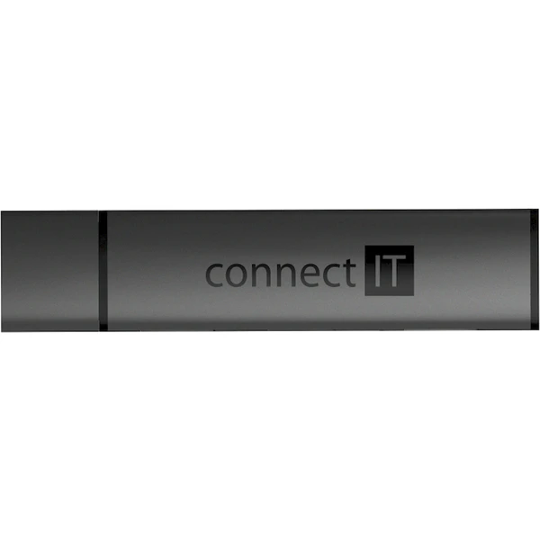 CONNECT IT COMPACT 4v1 USB-A hub + čtečka karet antracitový - USB huby - Obrázek 4GTG000K01