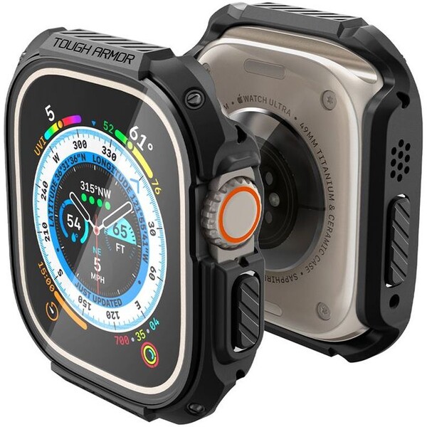 Spigen Tough Armor Black Apple Watch Ultra 49mm ACS05457 Černá